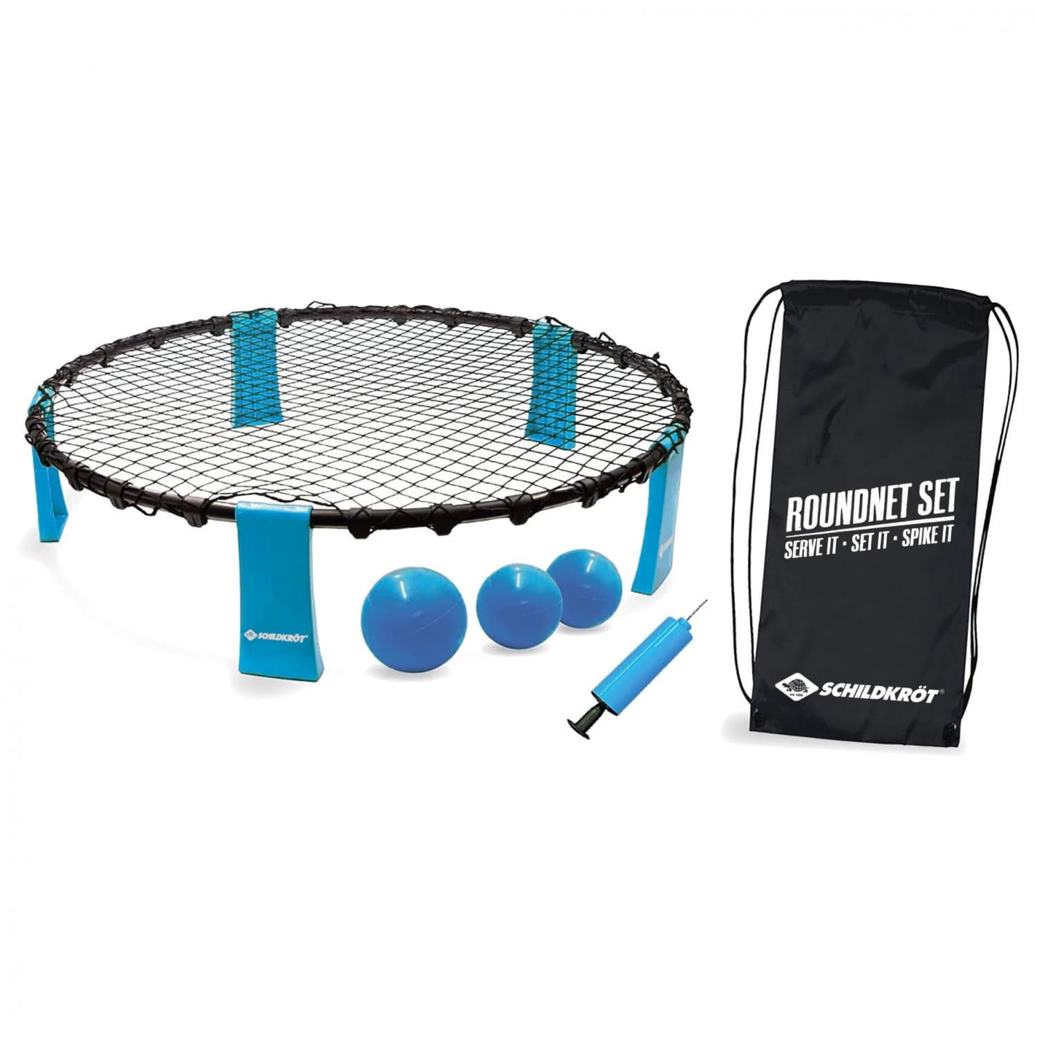Комплект за игра Schildkröt fun sports Round Net Set Beach toy - Blue / Black