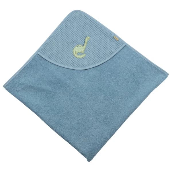 Детска плажна кърпа Sterntaler Kid's Kapuzenbadetuch Beach towel - Blau / Rexi