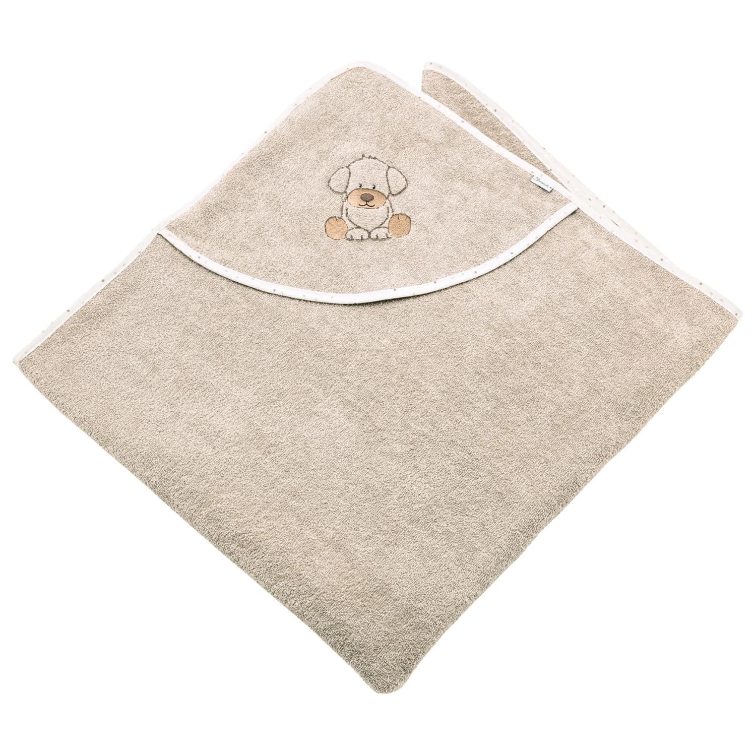 Детска плажна кърпа Sterntaler Kid's Kapuzenbadetuch Beach towel - Sand / Lucky