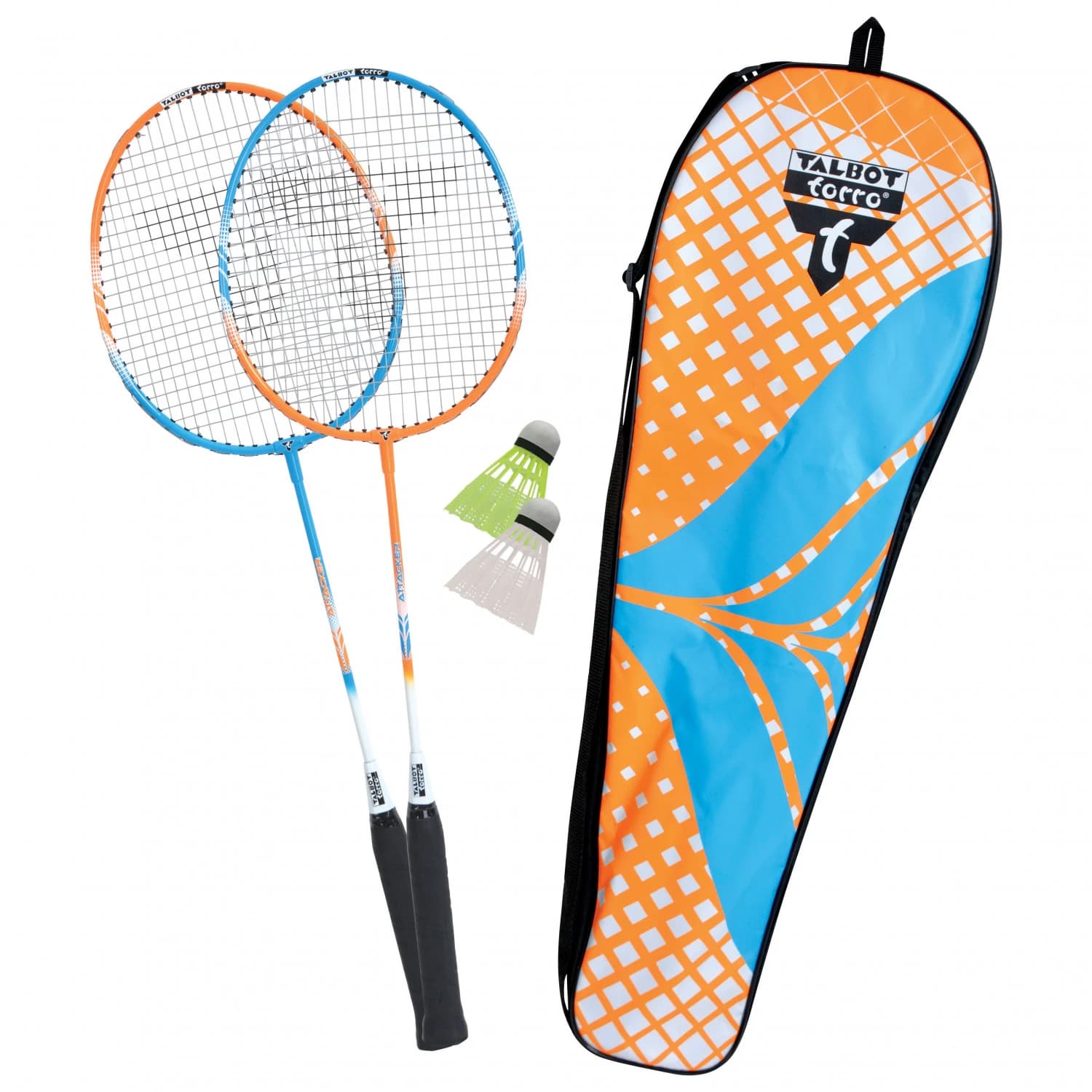 Комплект за игра Talbot torro Badminton Set ''2 Attacker'' - Mixed Colors