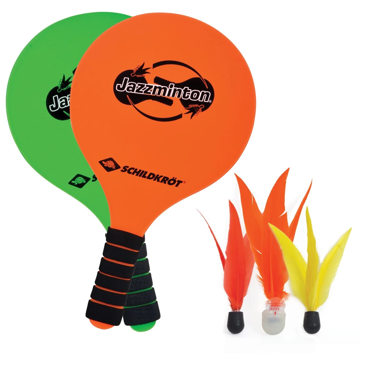 Комплект за игра Schildkröt fun sports Jazzminton Set Beach toy - Orange / Green