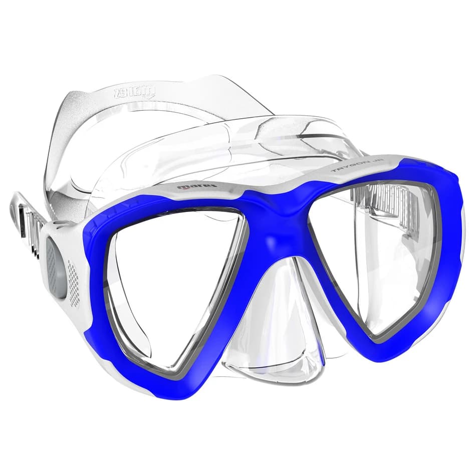 Детска водолазна маска Mares Kid's Trygon Diving mask - Blue / White / Clear