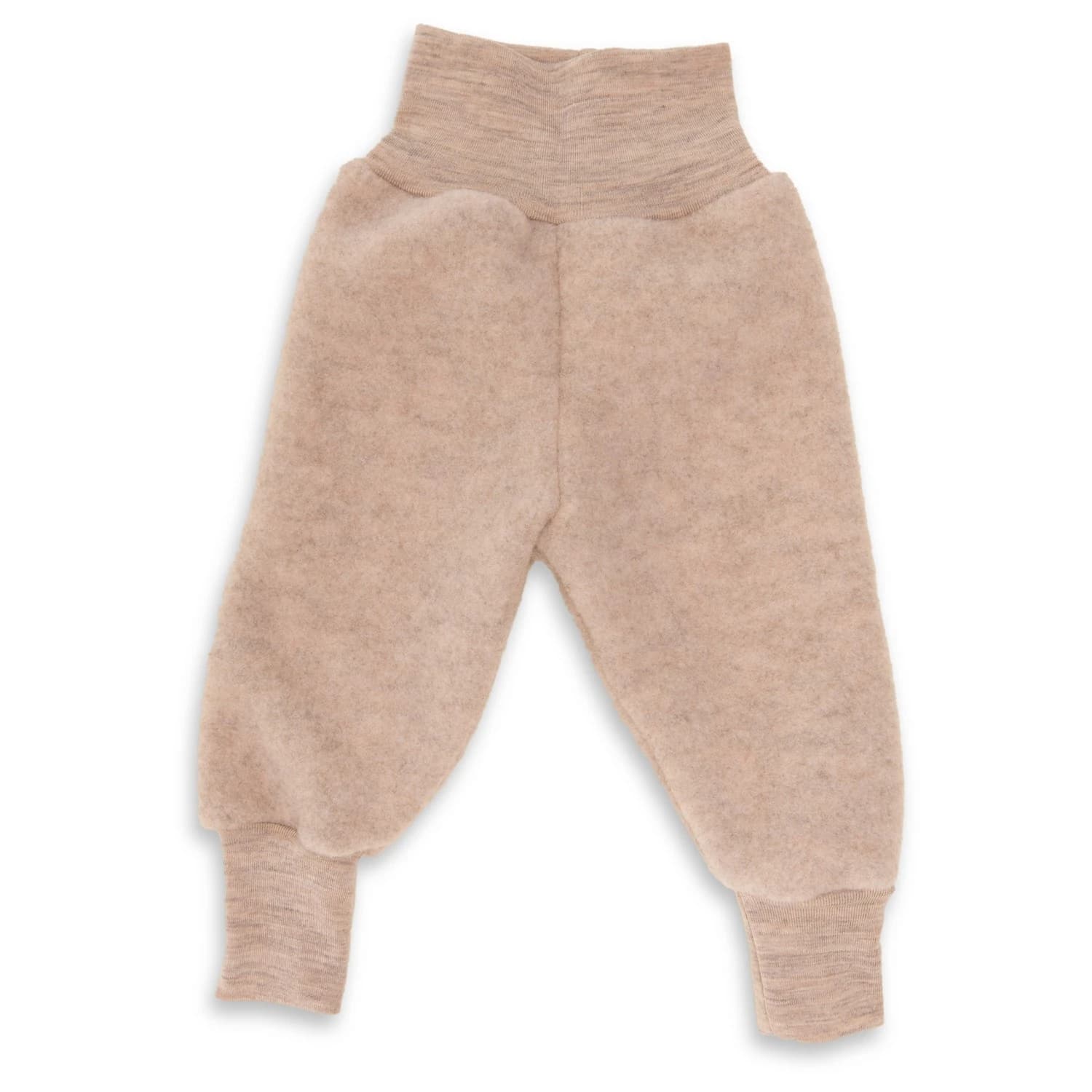 Поларен панталон Engel Baby Trousers with Navel Waistband Fleece trousers - Sand Melange