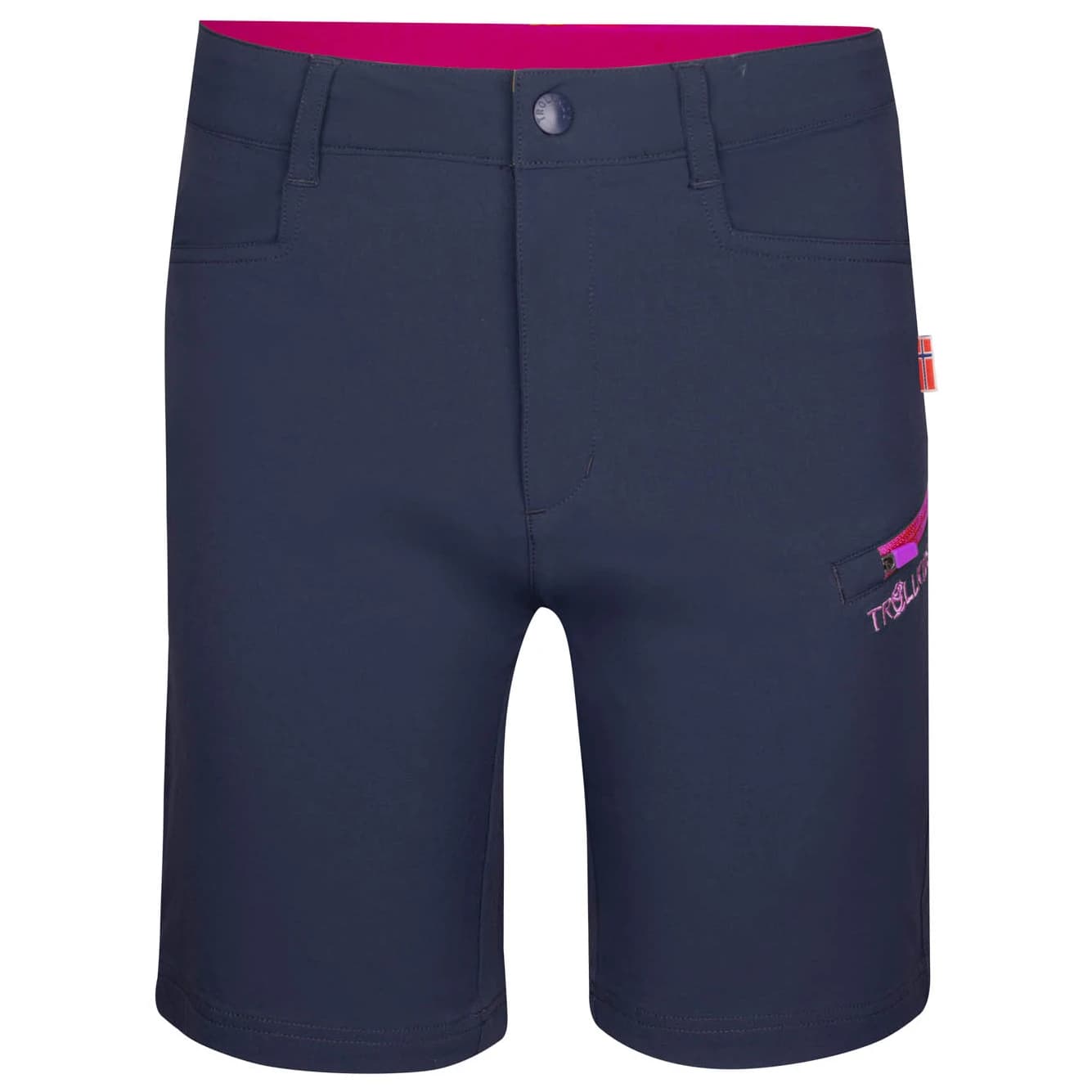 Детски къси панталони Trollkids Kid's Haugesund Shorts - Navy / Magenta