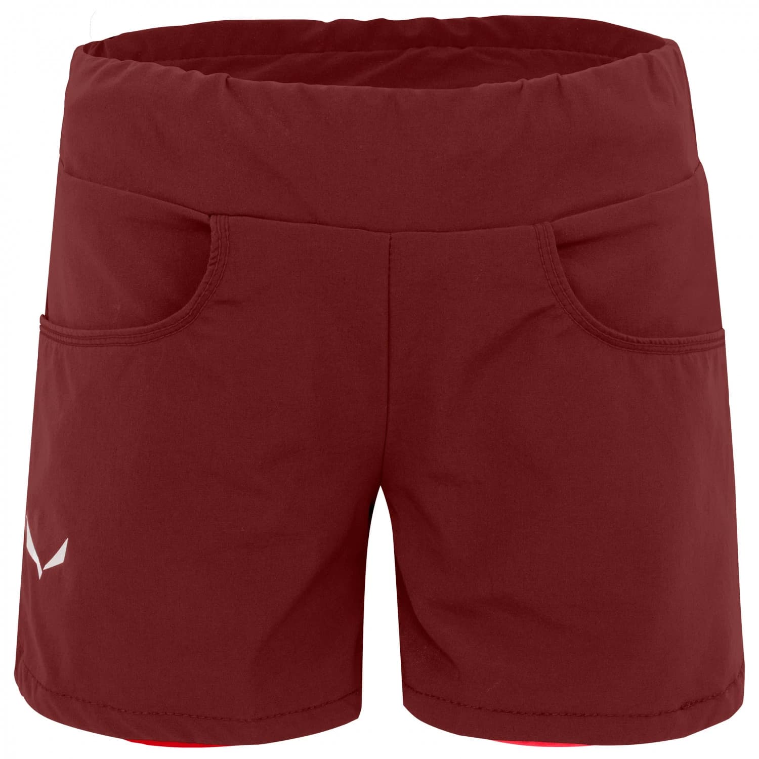Къси панталони Salewa Girl's Agner DST Shorts - Syrah