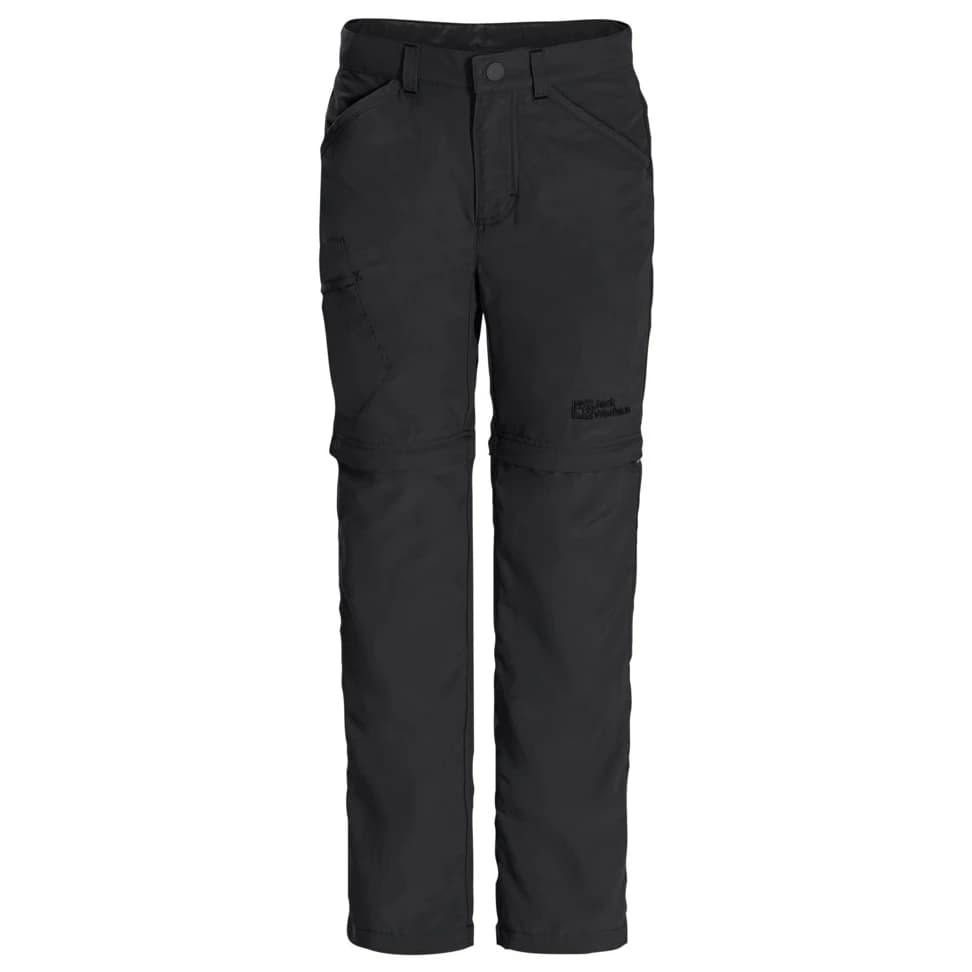 Детски панталон със свалящи крачоли Jack Wolfskin Kid's Safari Zip Off Pants Walking trousers - Black