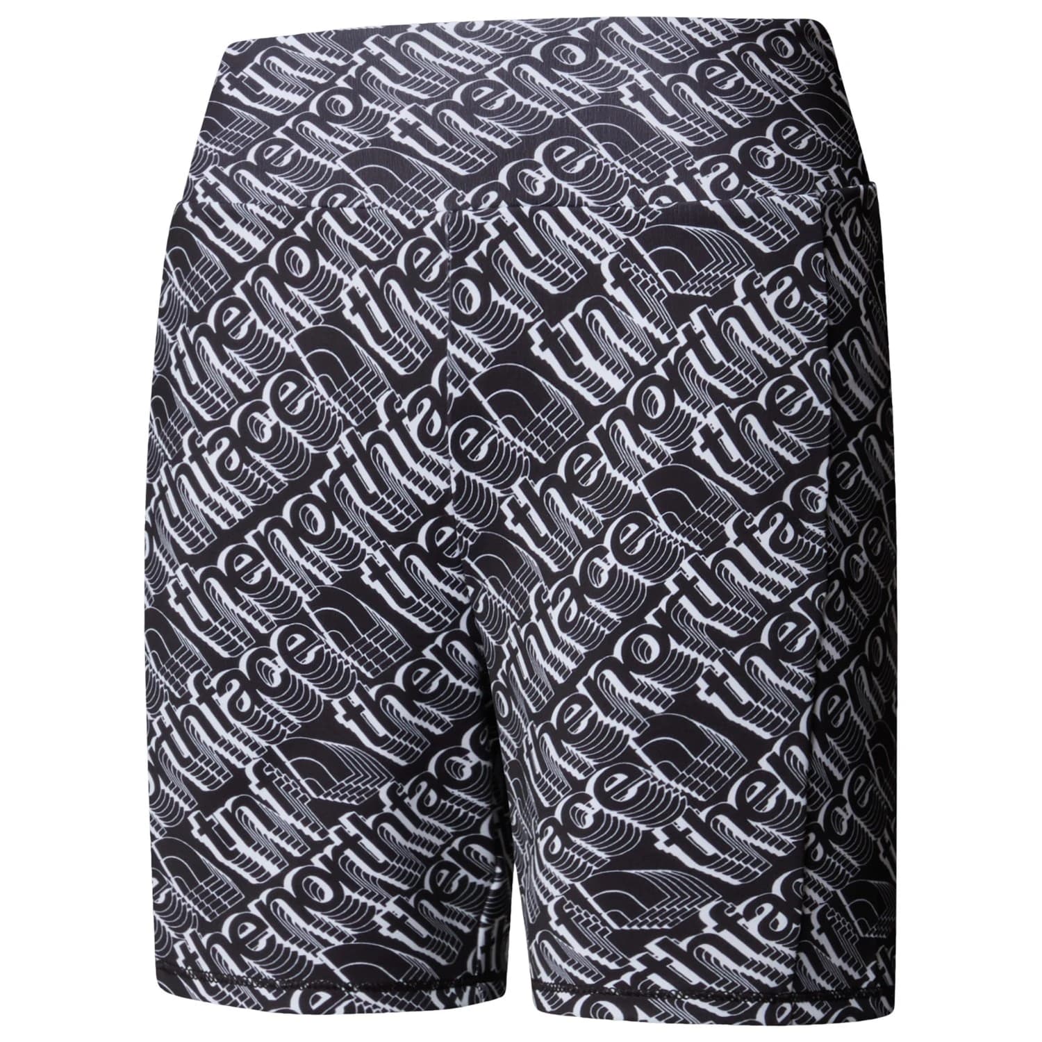 Къси панталони The North Face Girl's Never Stop Bike Short Shorts - TNF Black Diags Logo Print