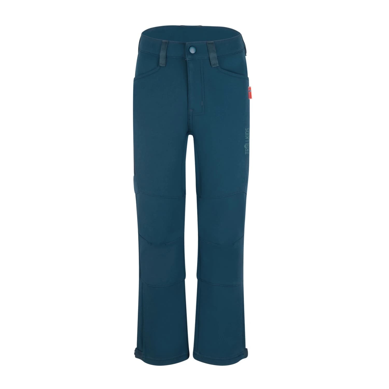Детски софтшел панталон Trollkids Kid's Femund Softshell Pant Softshell trousers - Mystic Blue
