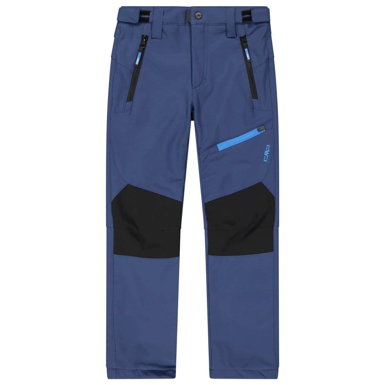 Детски туристически панталон CMP Kid's Long Softshell Pant Softshell trousers - Infinity / Nero