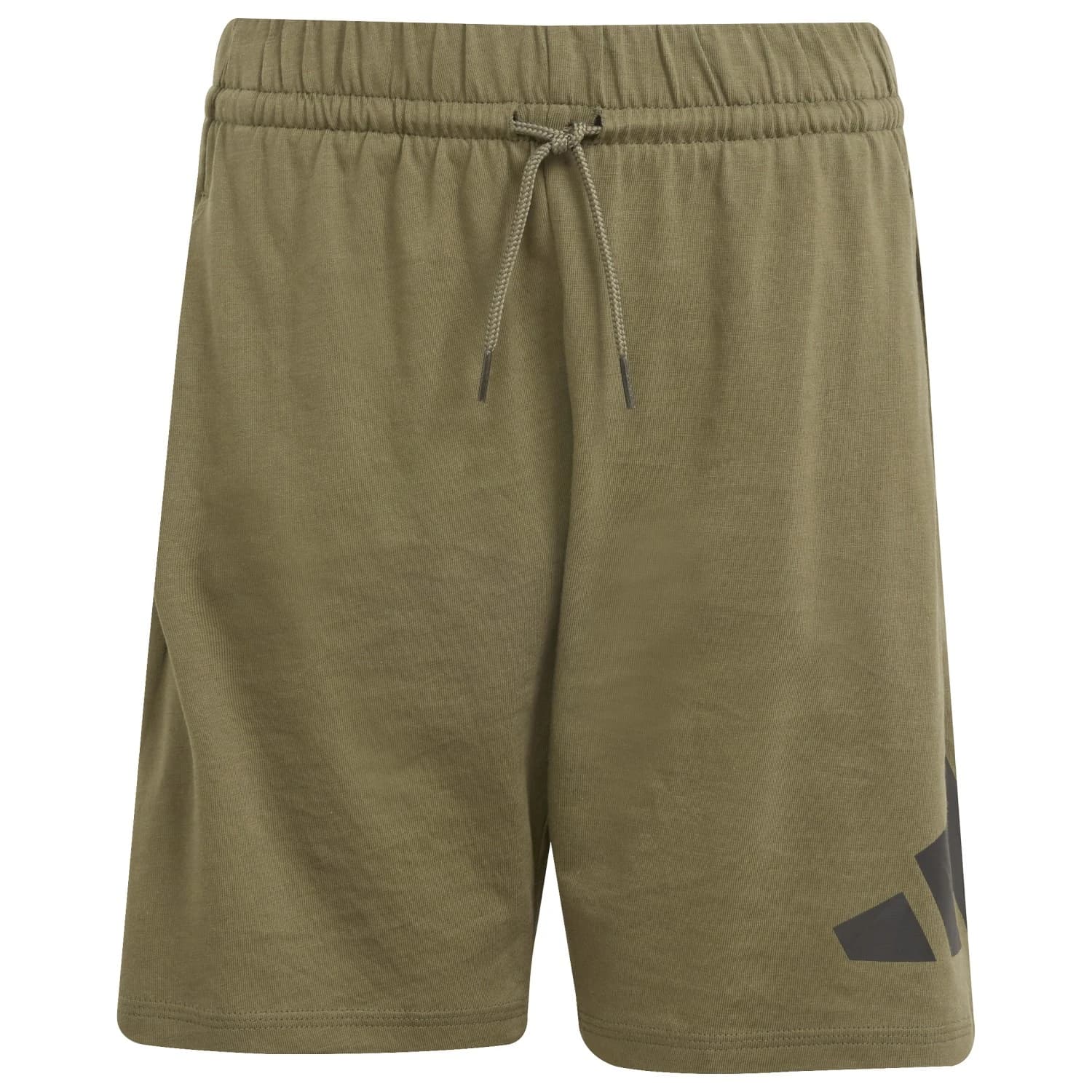 Детски къси панталони Adidas Kid's Bold Knit Shorts 210 Shorts - Olive Strata / Black