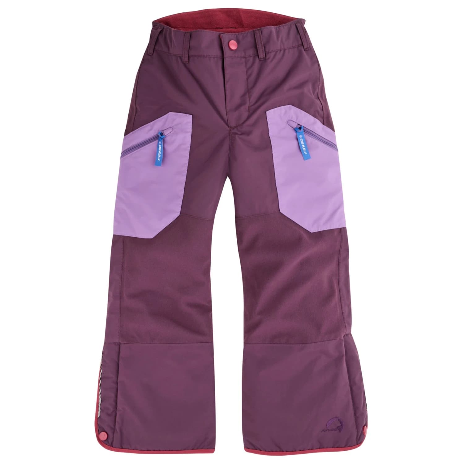 Детски зимен панталон Finkid Kid's Tobi Snow Ski trousers - Plum / Berry