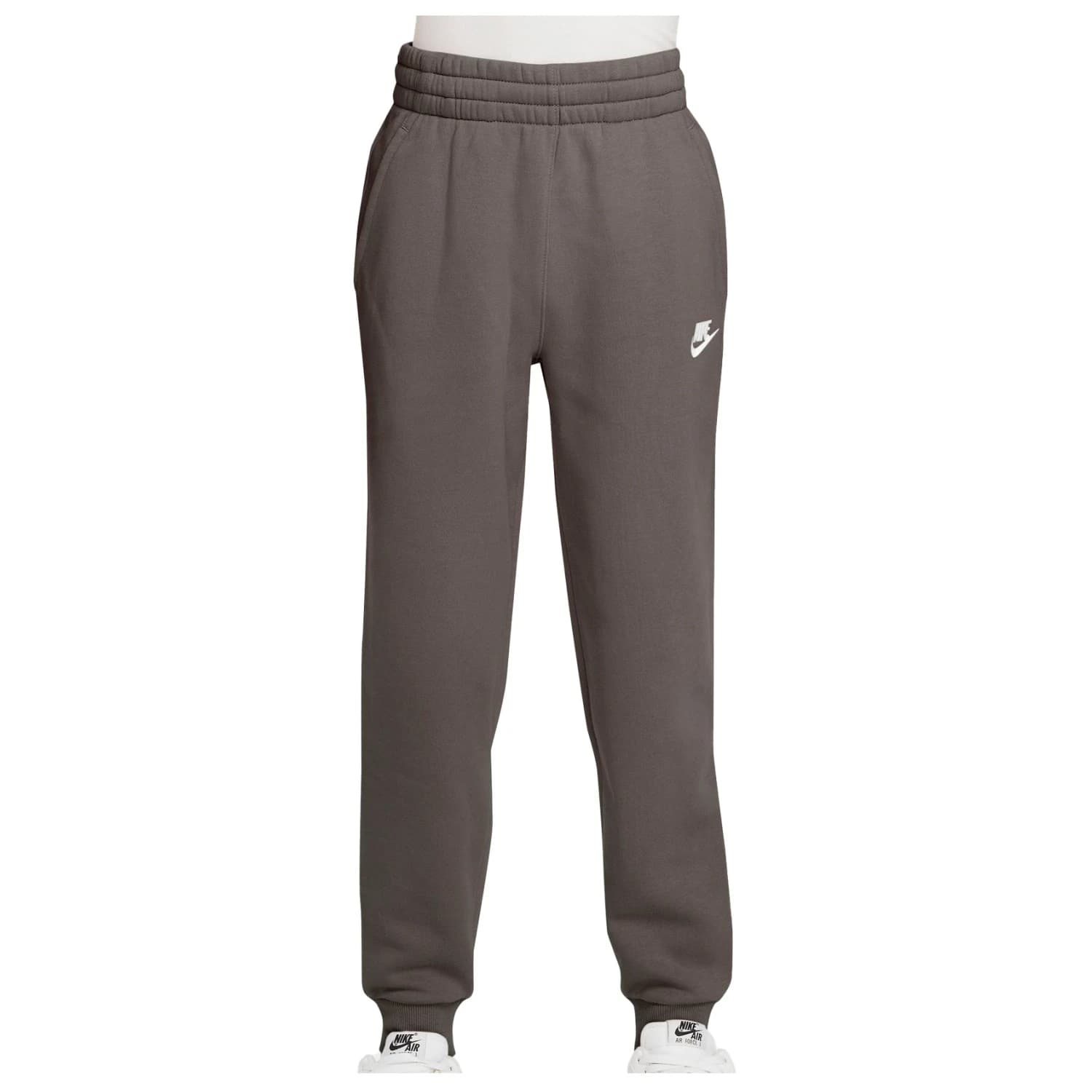 Детски анцунг долнище Nike Kid's Sportswear Club Fleece Jogger Tracksuit trousers - Cave Stone / White