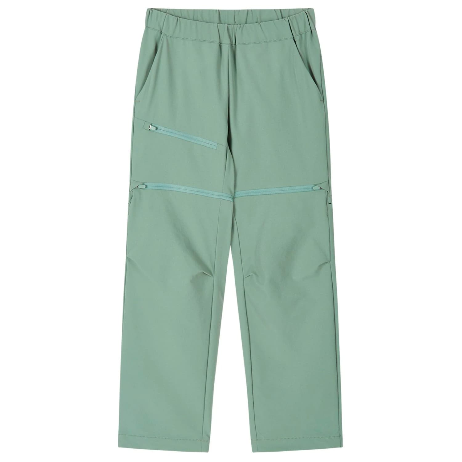Детски панталон със свалящи крачоли Reima Kid's Tuplat Zip-off trousers - Stone Green