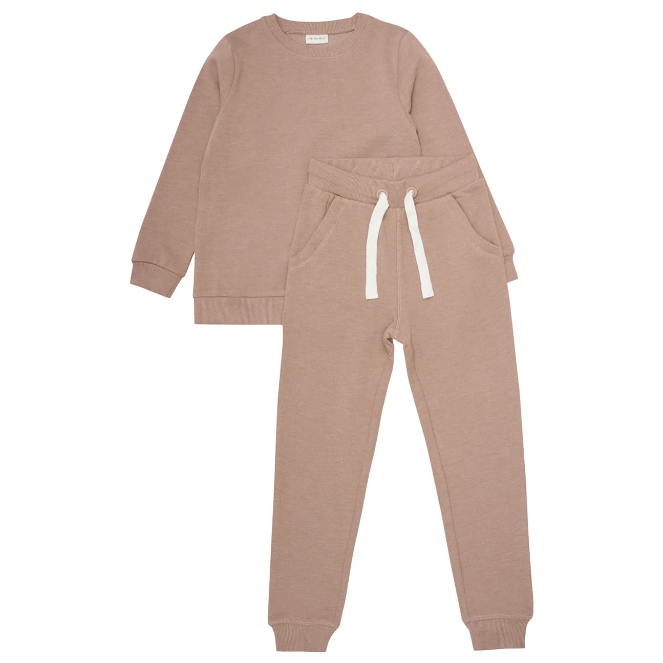 Детски ежедневен панталон Minymo Kid's Sweat Set Clothing set - Fossil