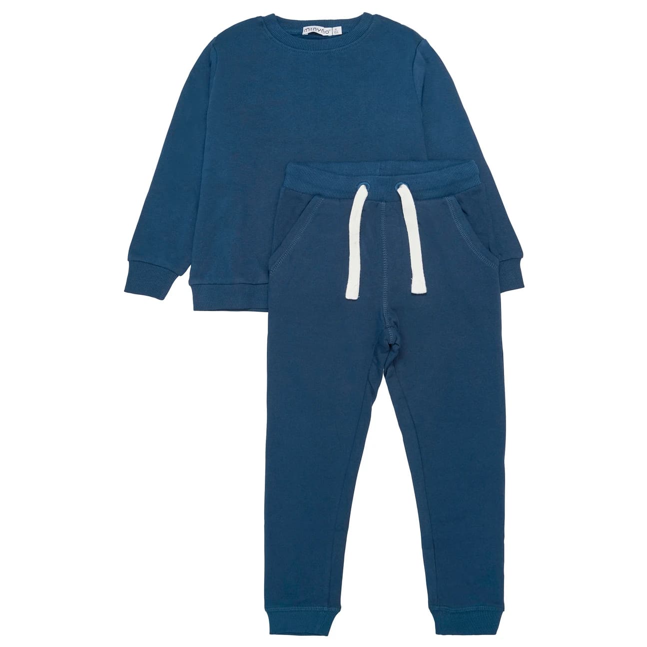 Детски ежедневен панталон Minymo Kid's Sweat Set Clothing set - New Navy (Insignia Blue)