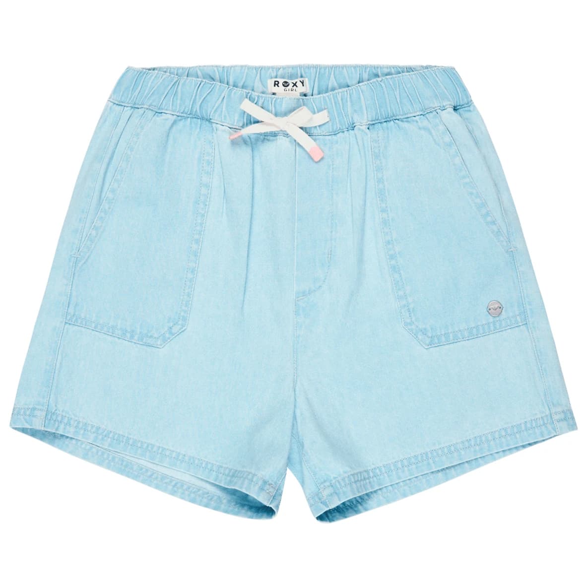Детски къси панталони Roxy Kid's Call on me Shorts - Light Blue