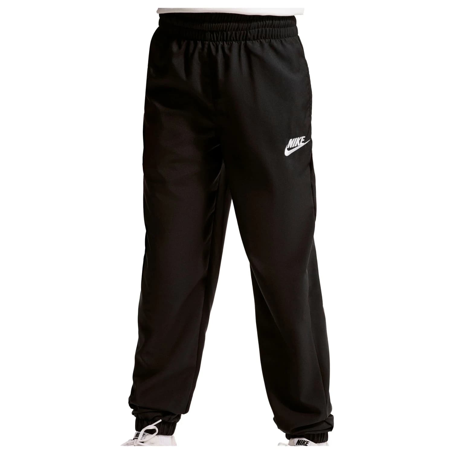 Детски анцунг долнище Nike Kid's Sportswear Woven Tracksuit Tracksuit - Black / Smoke Grey / White / White
