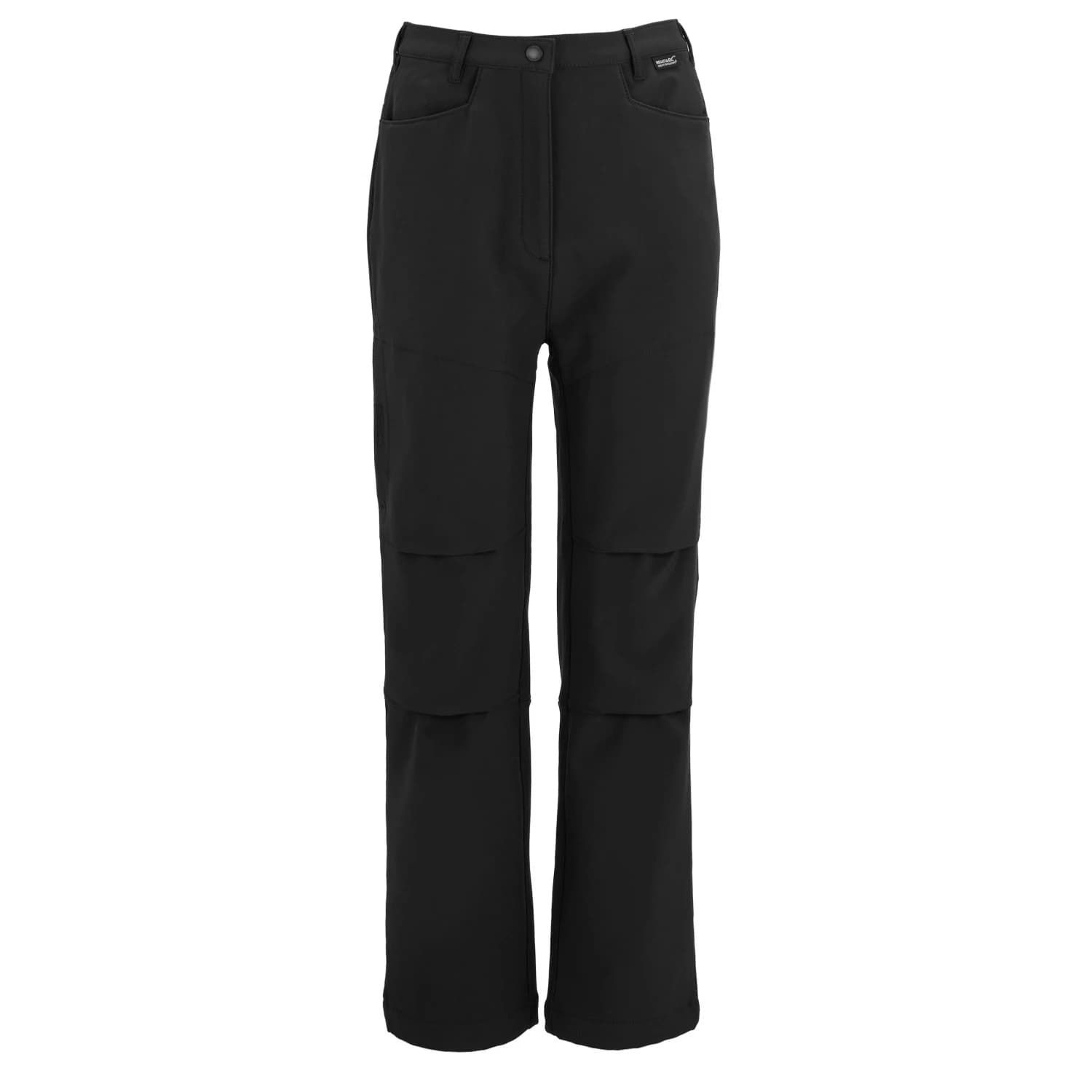 Детски туристически панталон Regatta Kids Unisex Softshell Trousers Walking trousers - Black