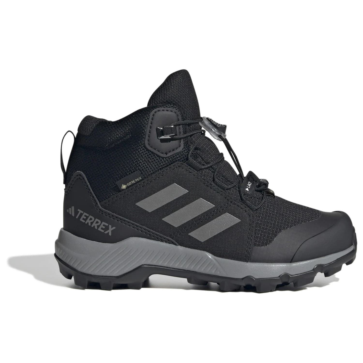 Детски туристически обувки adidas Terrex Kid's Terrex Mid GTX Walking boots - Core Black / Grey Three / Core Black I