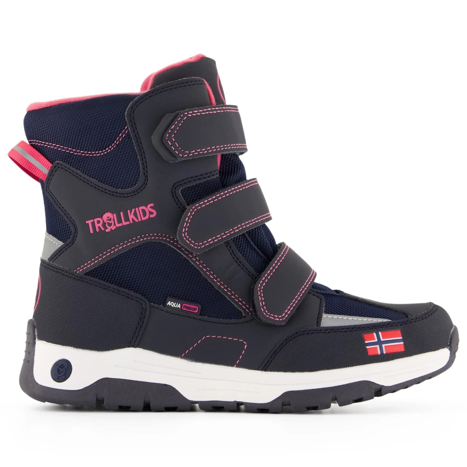 Детски зимни ботуши Trollkids Kid's Lofoten Winter Boots - Navy / Pink