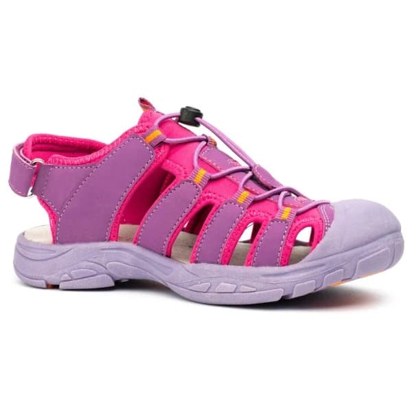 Детски сандали Trollkids Kid's Kvalvika Sandal - Dark Rose / Orange