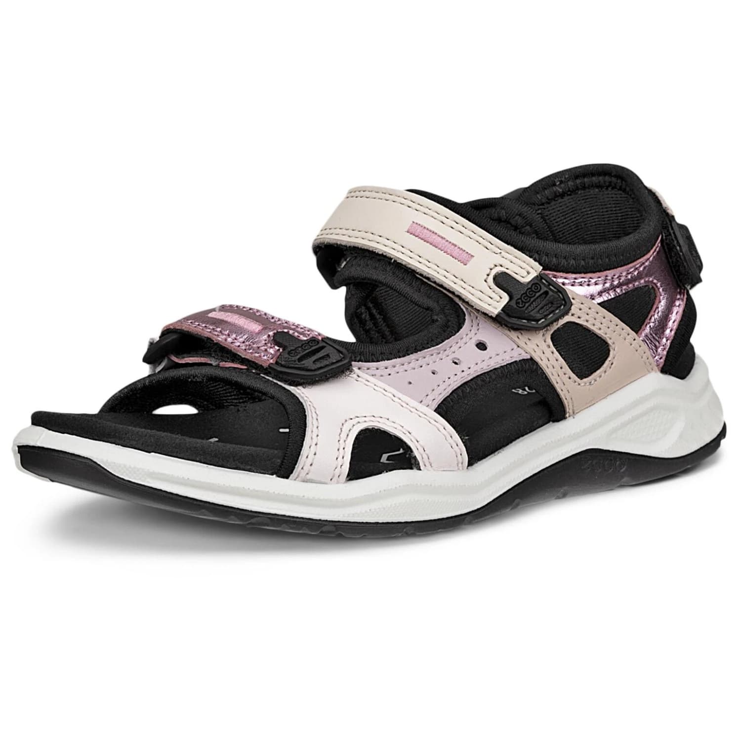 Детски сандали Ecco Kid's X-Trinsic Connecting Stripe Sandals - Multicolor Old Rose