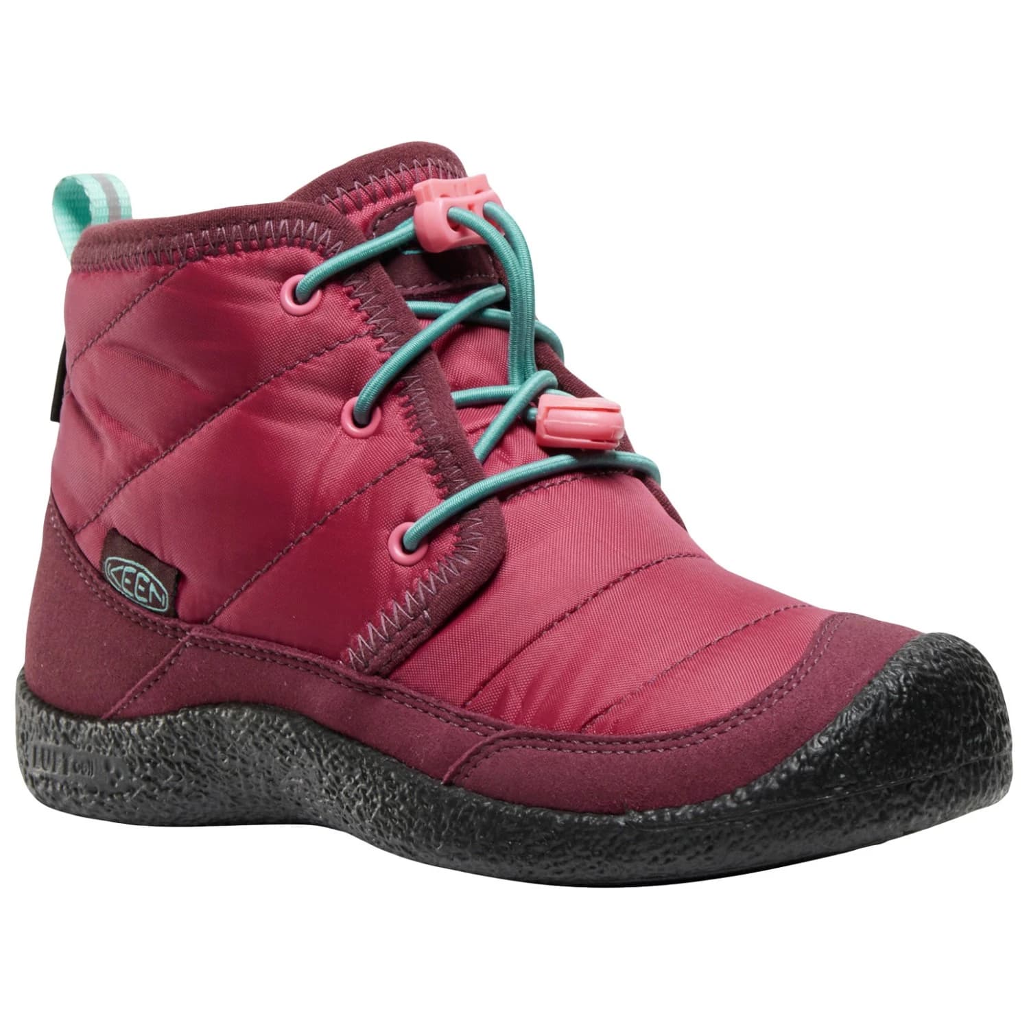 Детски зимни ботуши Keen Kid's Howser II Chukka WP Winter boots - Beaujolais / Pool Blue