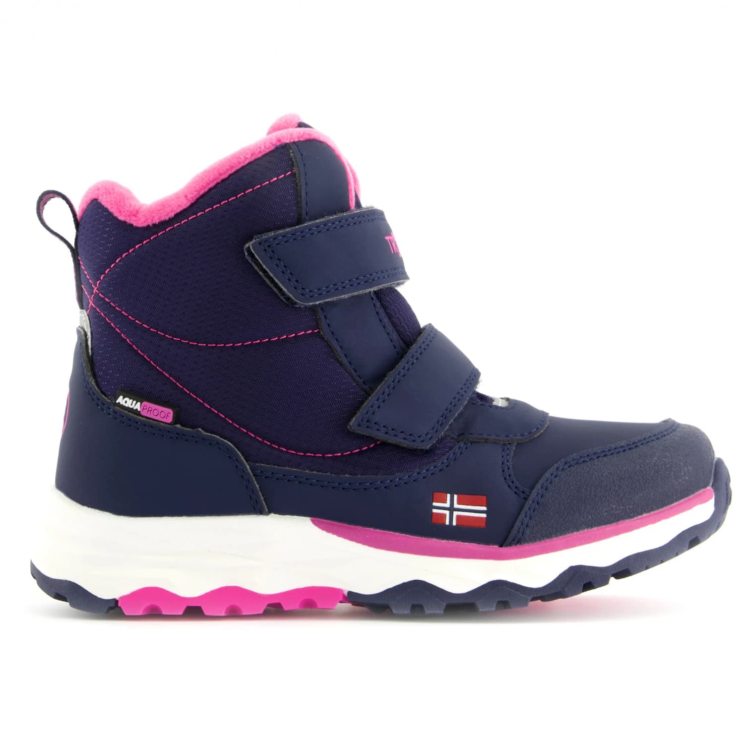 Детски зимни ботуши Trollkids Kid's Hafjell Winter Boots - Navy / Pink