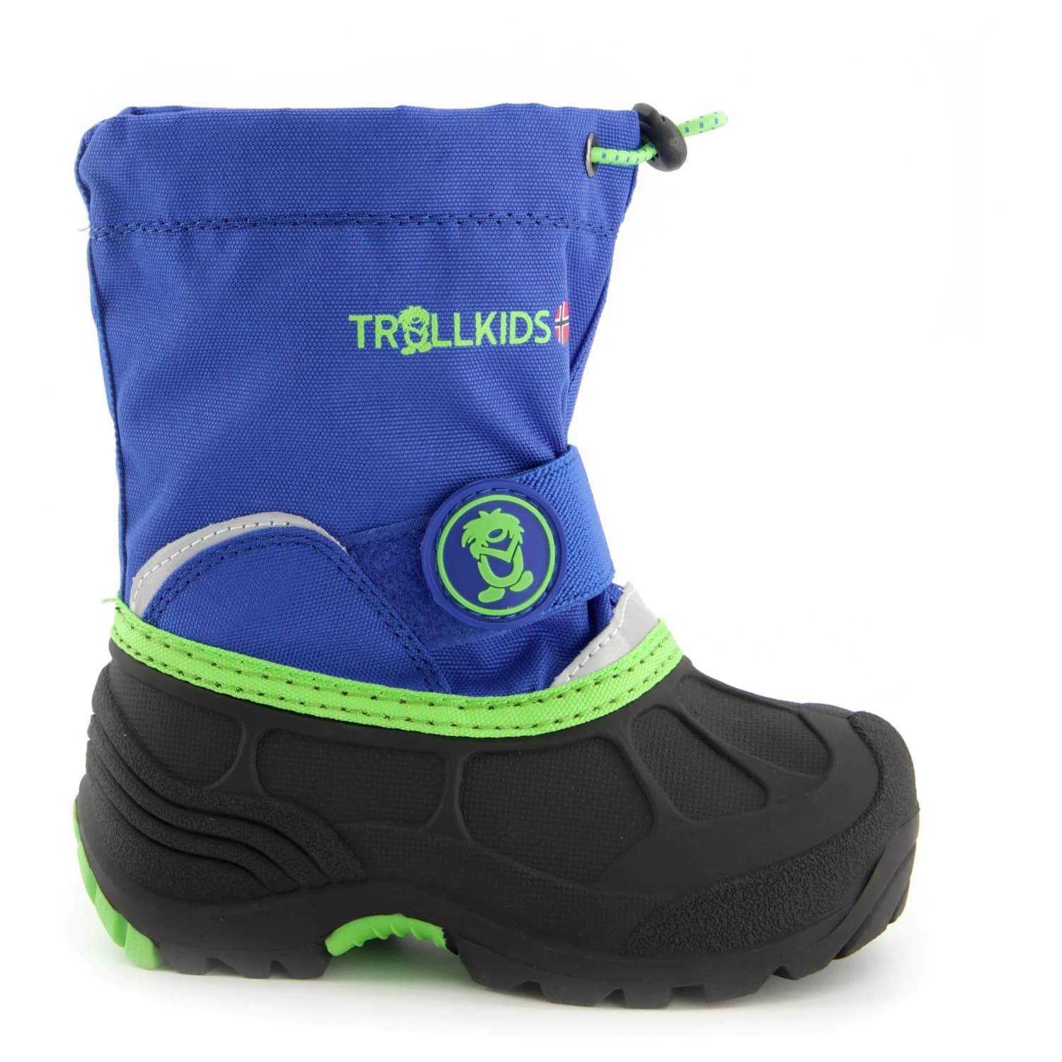 Детски зимни ботуши Trollkids Kid's Telemark Winter Boot XT Winter boots - Medium Blue / Viper Green