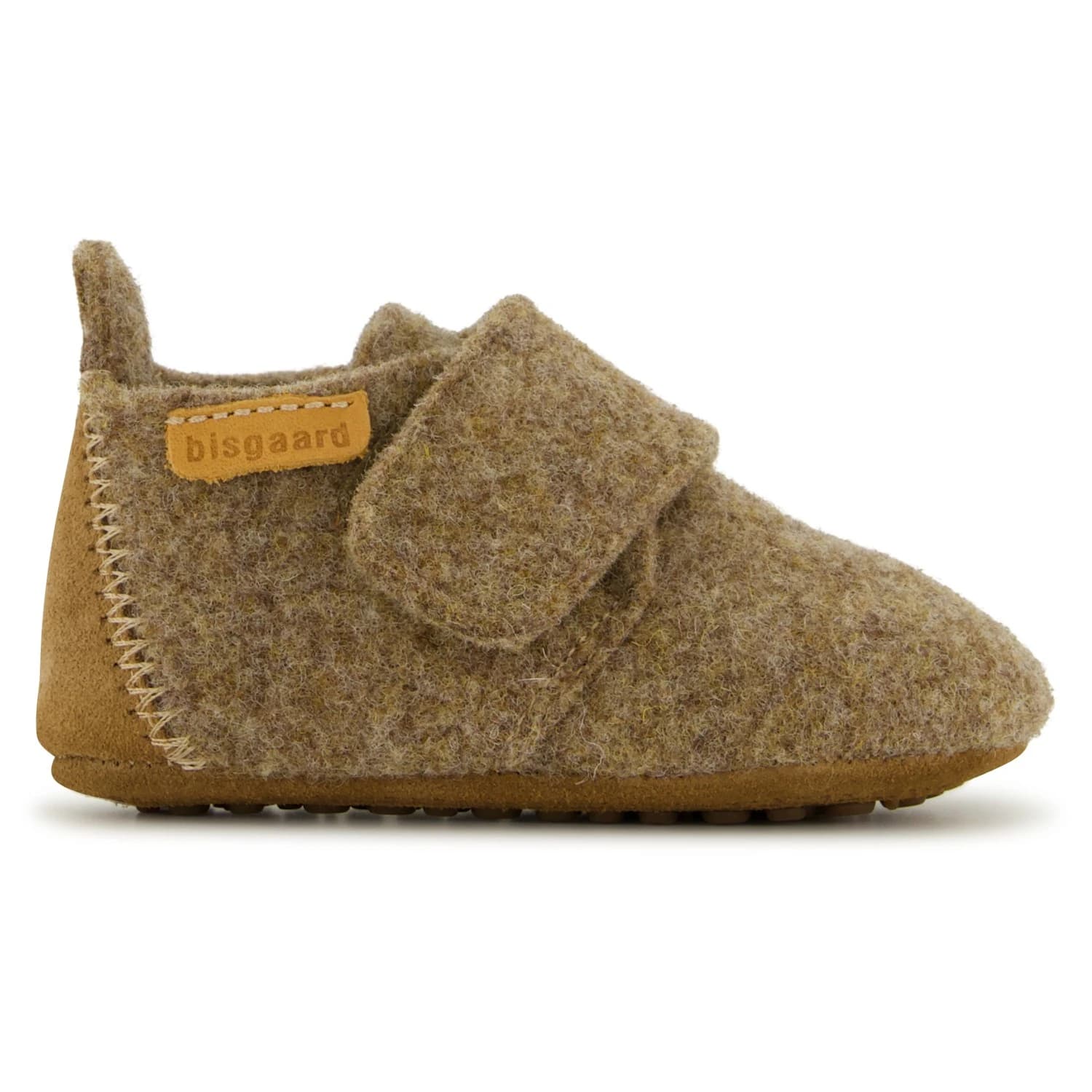 Пантофи Bisgaard Baby's Wool Slippers - Camel