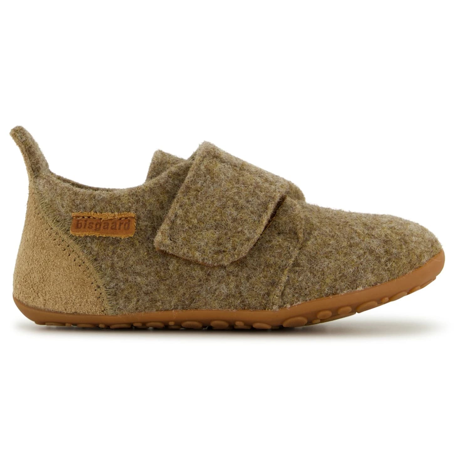 Детски пантофи Bisgaard Kid's Casual Wool Slippers - Camel