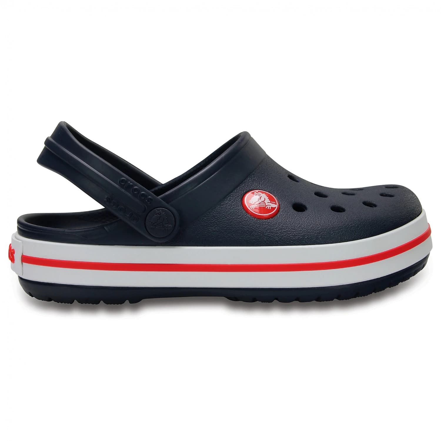 Детски сандали Crocs Kid's Crocband Clog Sandals - Navy / Red