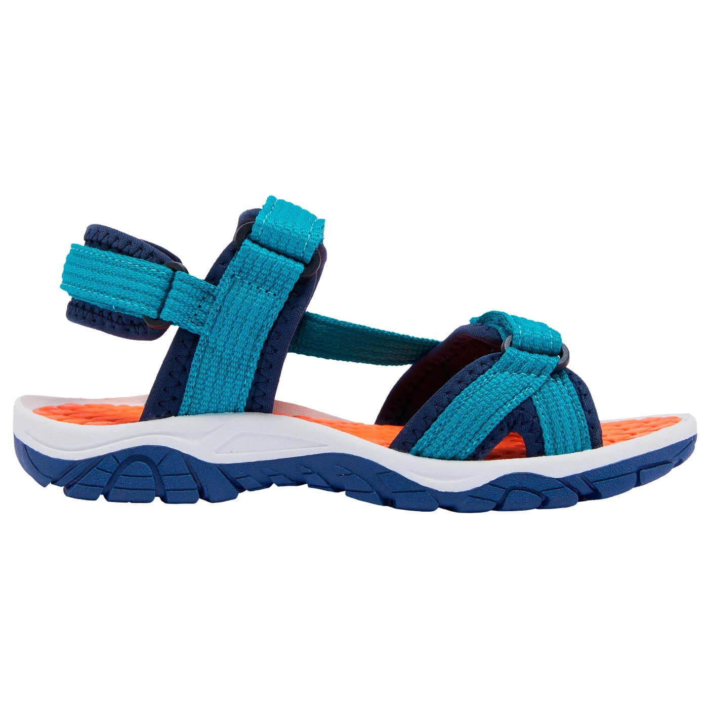 Детски сандали Trollkids Kid's Oslofjord Sandal - Lake Blue / Bright Orange
