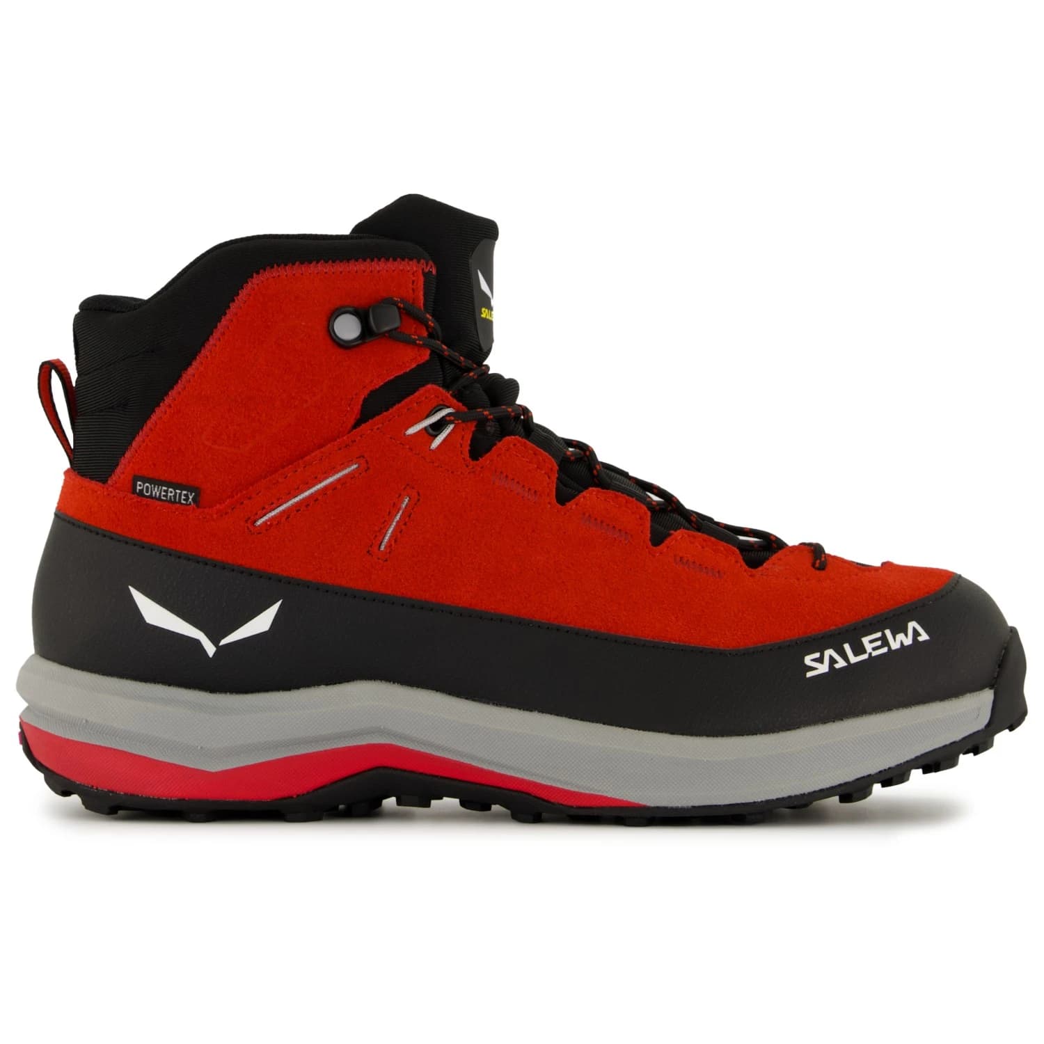 Детски туристически обувки Salewa Kid's MTN Trainer 2 Mid PTX Walking boots - Flame / Flame