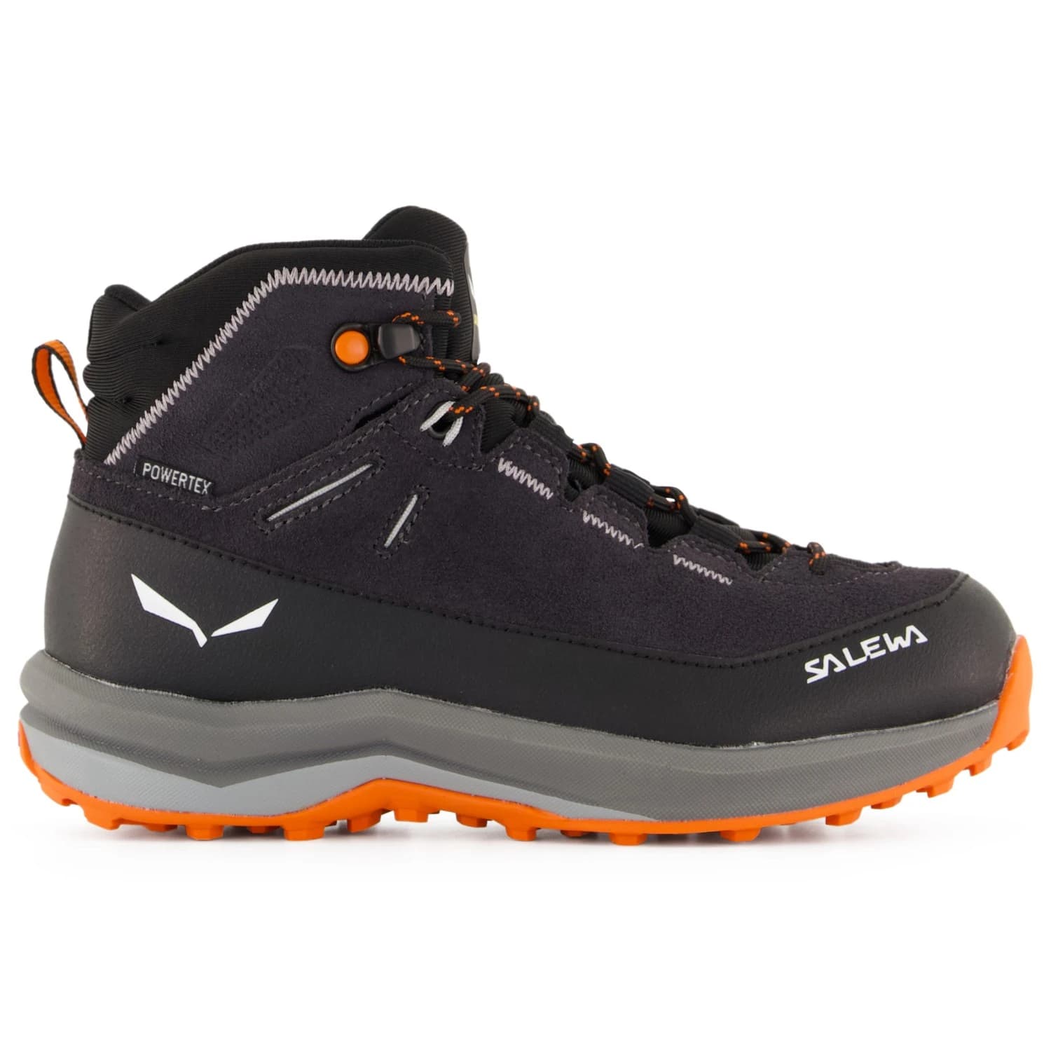Детски туристически обувки Salewa Kid's MTN Trainer 2 Mid PTX Walking boots - Onyx / Alloy