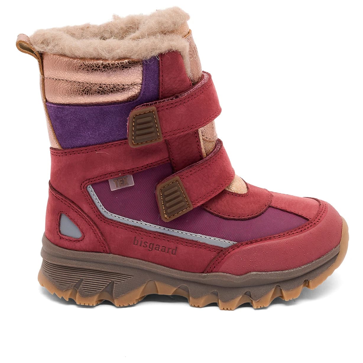 Детски зимни ботуши Bisgaard Kid's Eddie Tex Winter boots - Plum