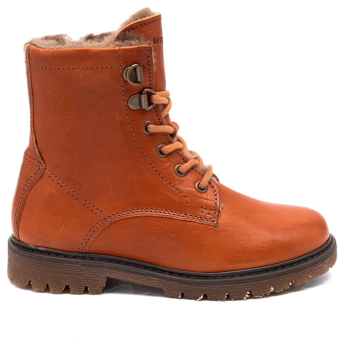 Детски зимни ботуши Bisgaard Kid's Maia Lamb Winter boots - Cognac