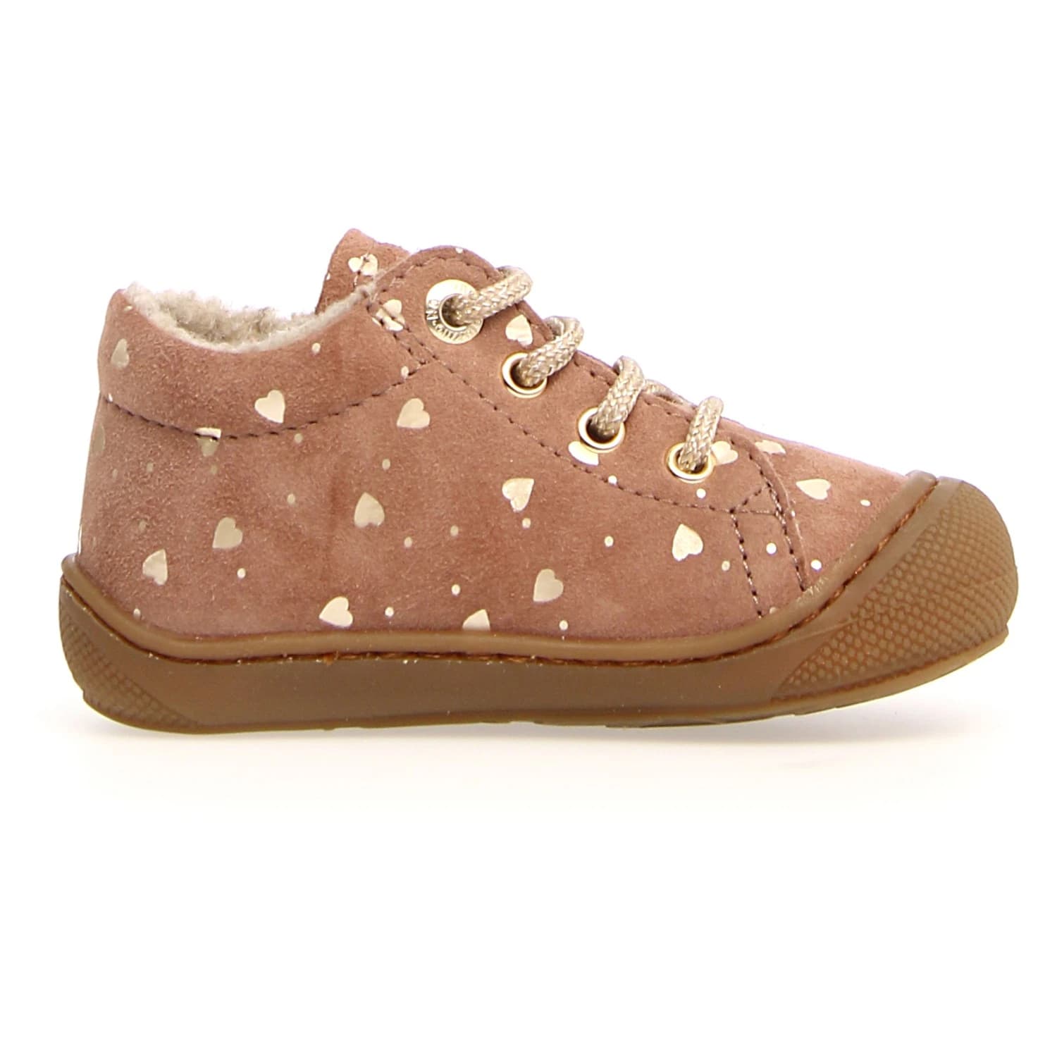 Детски зимни ботуши Naturino Kid's Cocoon Suede Lined Winter boots - Rose