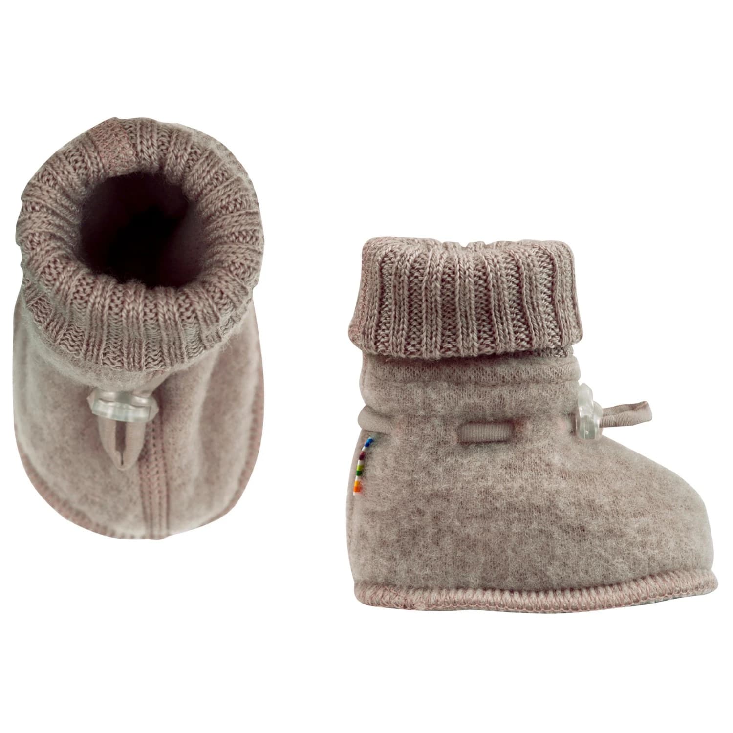 Детски пантофи Joha Kid's 68 Sleeping Booties Slippers - Sesame Melange