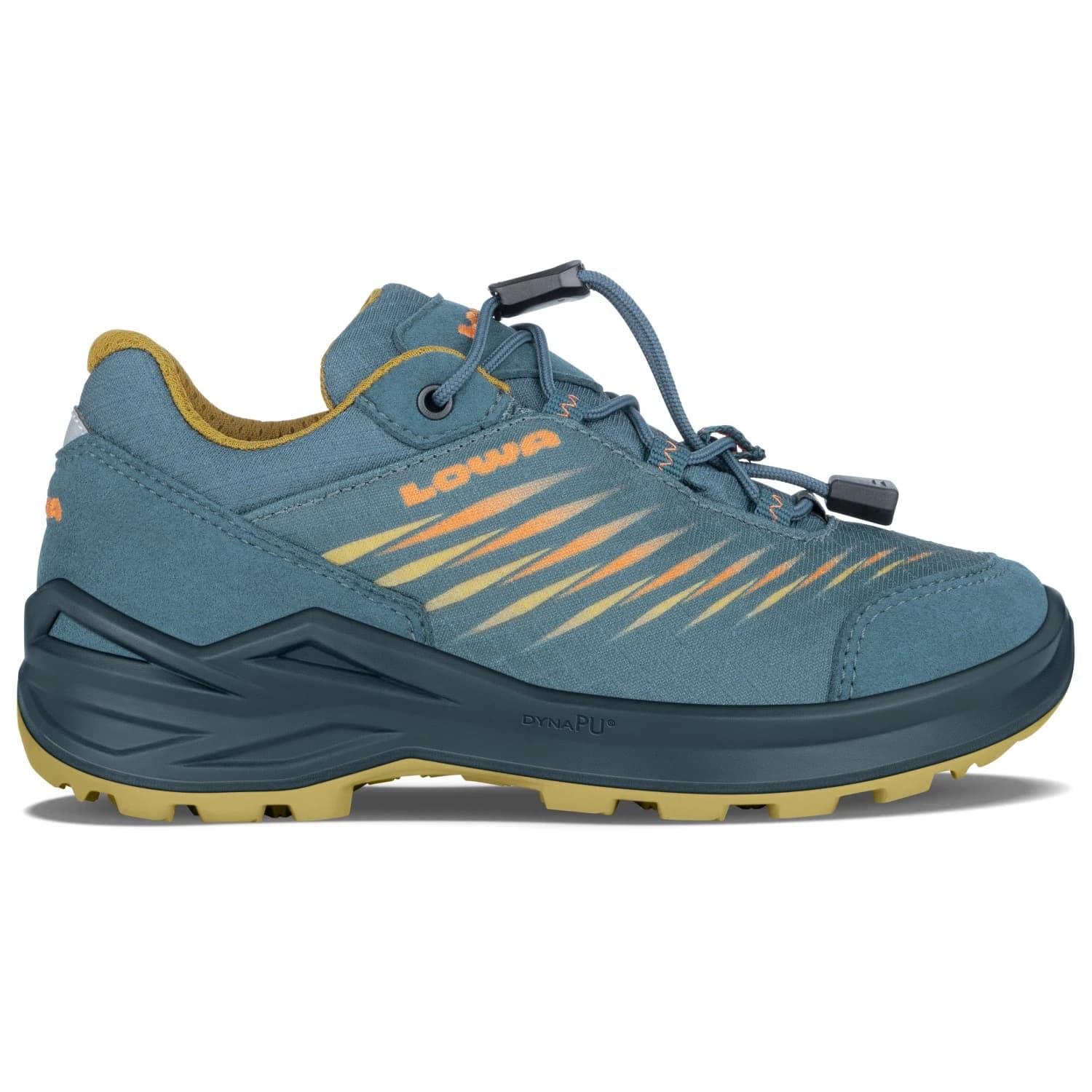 Детски мултиспорт обувки Lowa Kid's Zirrox II GTX Lo Multisport shoes - Petrol / Mustard