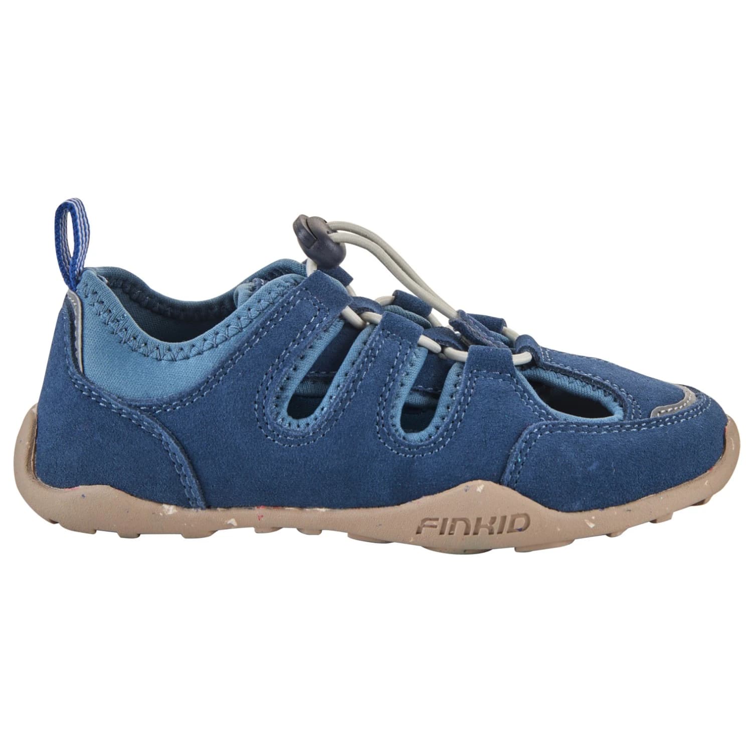 Детски сандали Finkid Kid's Sankari Barefoot shoes - Denim / Dove