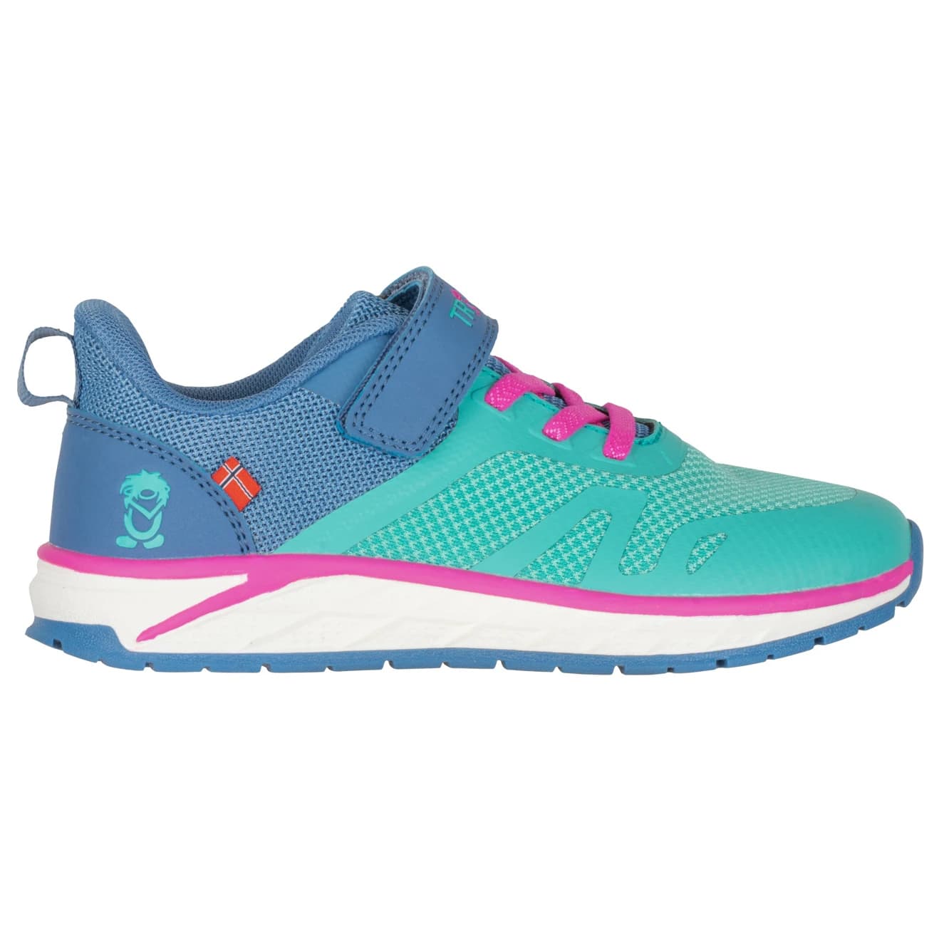 Детски ежедневни обувки Trollkids Kid's Alesund Sneaker Casual shoes - Aquamarine / Cornflower / Light Magenta