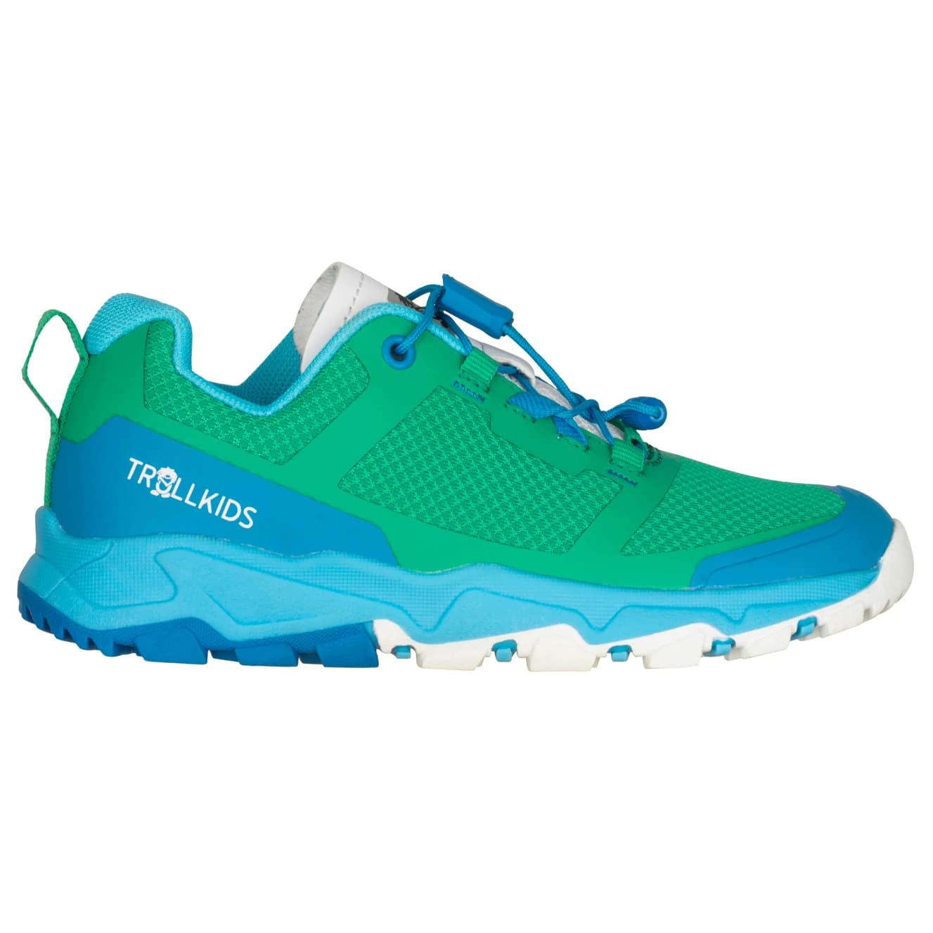 Детски мултиспорт обувки Trollkids Kid's Sandefjord Hiker XT Multisport shoes - Emerald Green / Dynamic Blue / White