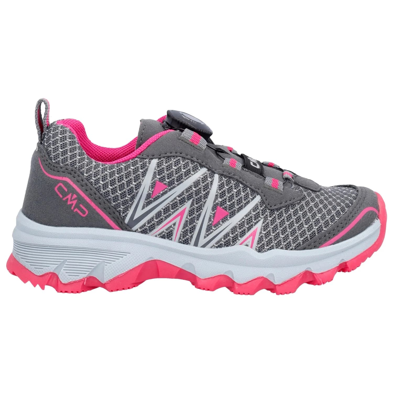 Детски мултиспорт обувки CMP Kid's Aksa Fitgo Fast Hiking Shoes Multisport shoes - Grey / Fuxia