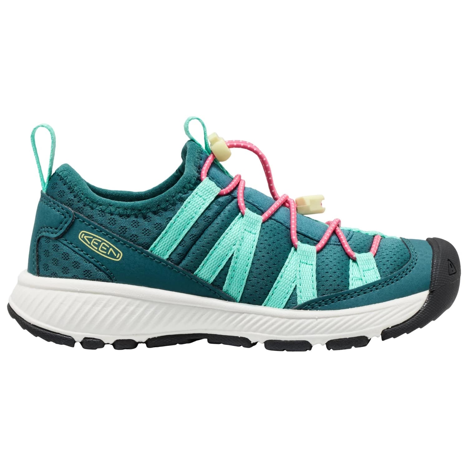 Детски мултиспорт обувки Keen Kid's Motozoa Sneaker Multisport shoes - Mediterranea / Pink Lemonade