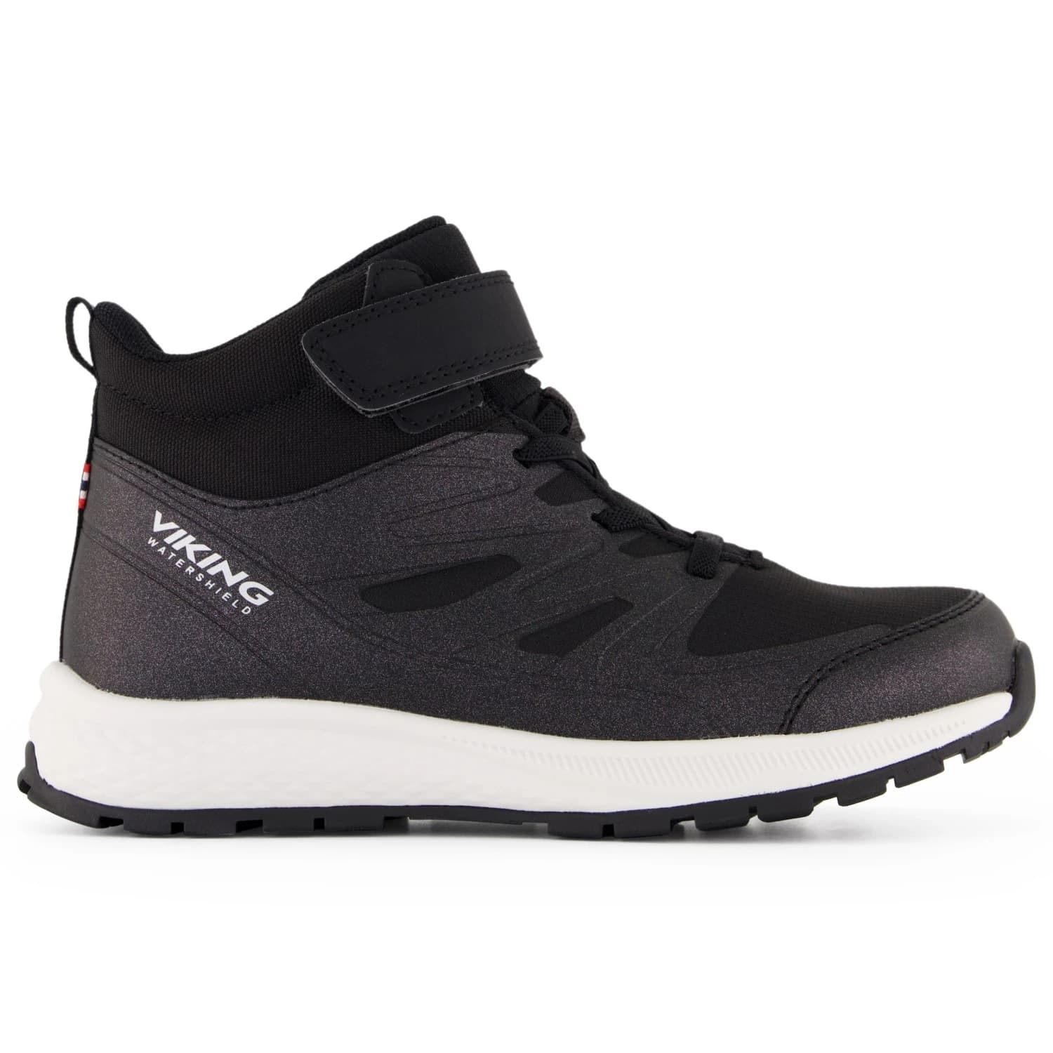 Детски ежедневни обувки Viking Kid's Equip Mid WP 1V Sneakers - Black