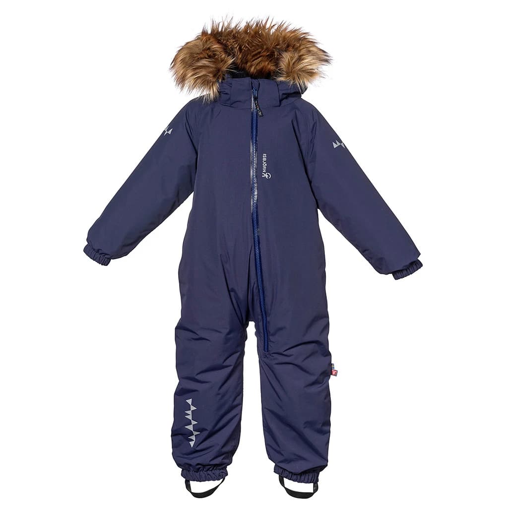 Детска грейка Isbjörn Kid's Toddler Padded Jumpsuit with Fur Overall - Navy