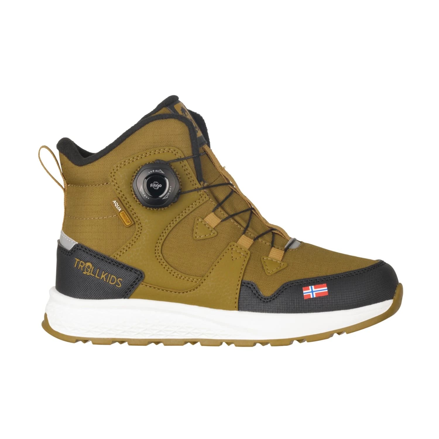 Детски зимни ботуши Trollkids Kid's Bergen Winter Mid Cut Winter boots - Bronze / Black