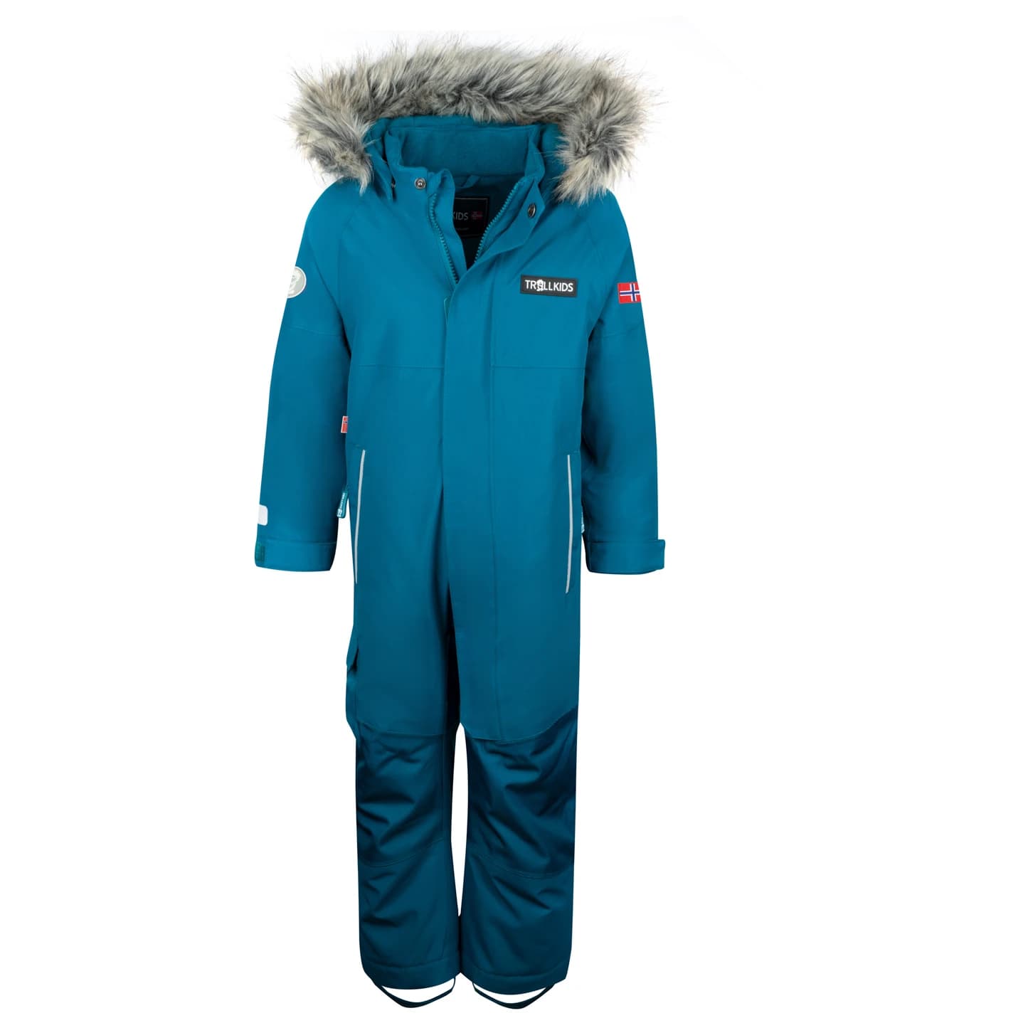 Детска грейка Trollkids Kid's Kirkenes Snowsuit Overall - Deep Lagoon