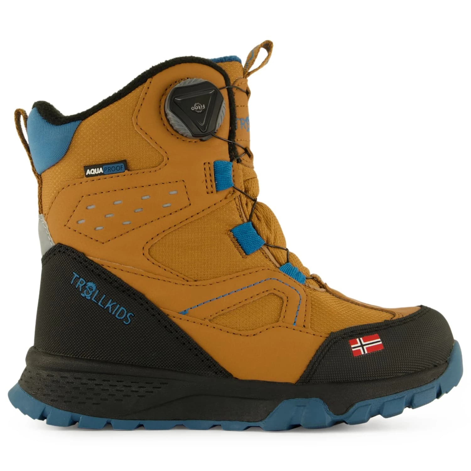 Детски зимни ботуши Trollkids Kid's Kirkenes Winter Boots - Almond / Dark Marine